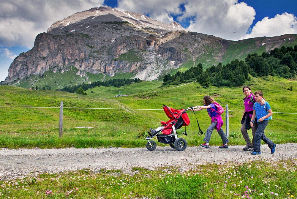 Running with breath-taking scenery region