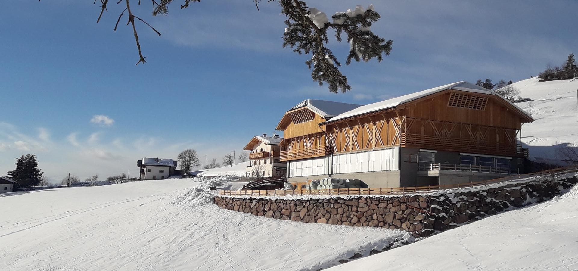 winterurlaub auf dem bauernhof ronsol in den dolomiten